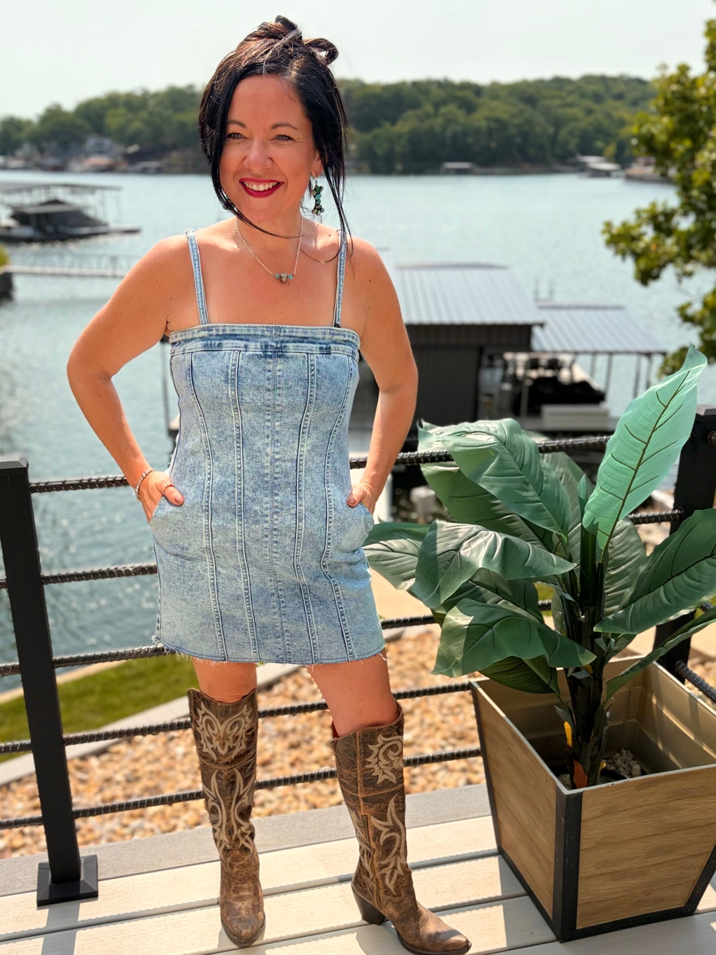 Rockin Jezebel Denim Dress
