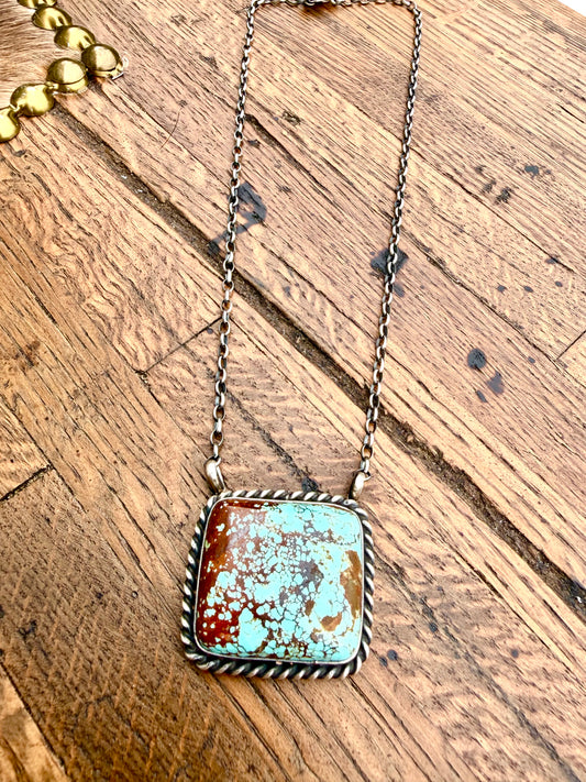 Largo Mine #8 Square Necklace
