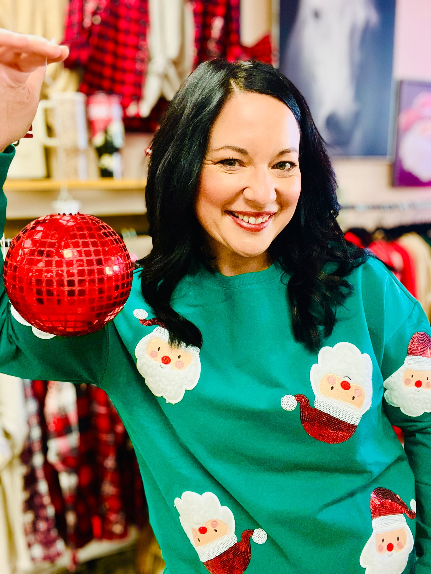 Santa Baby Sequin Sweatshirt