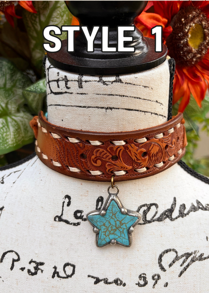 Rock Queen Leather Chokers