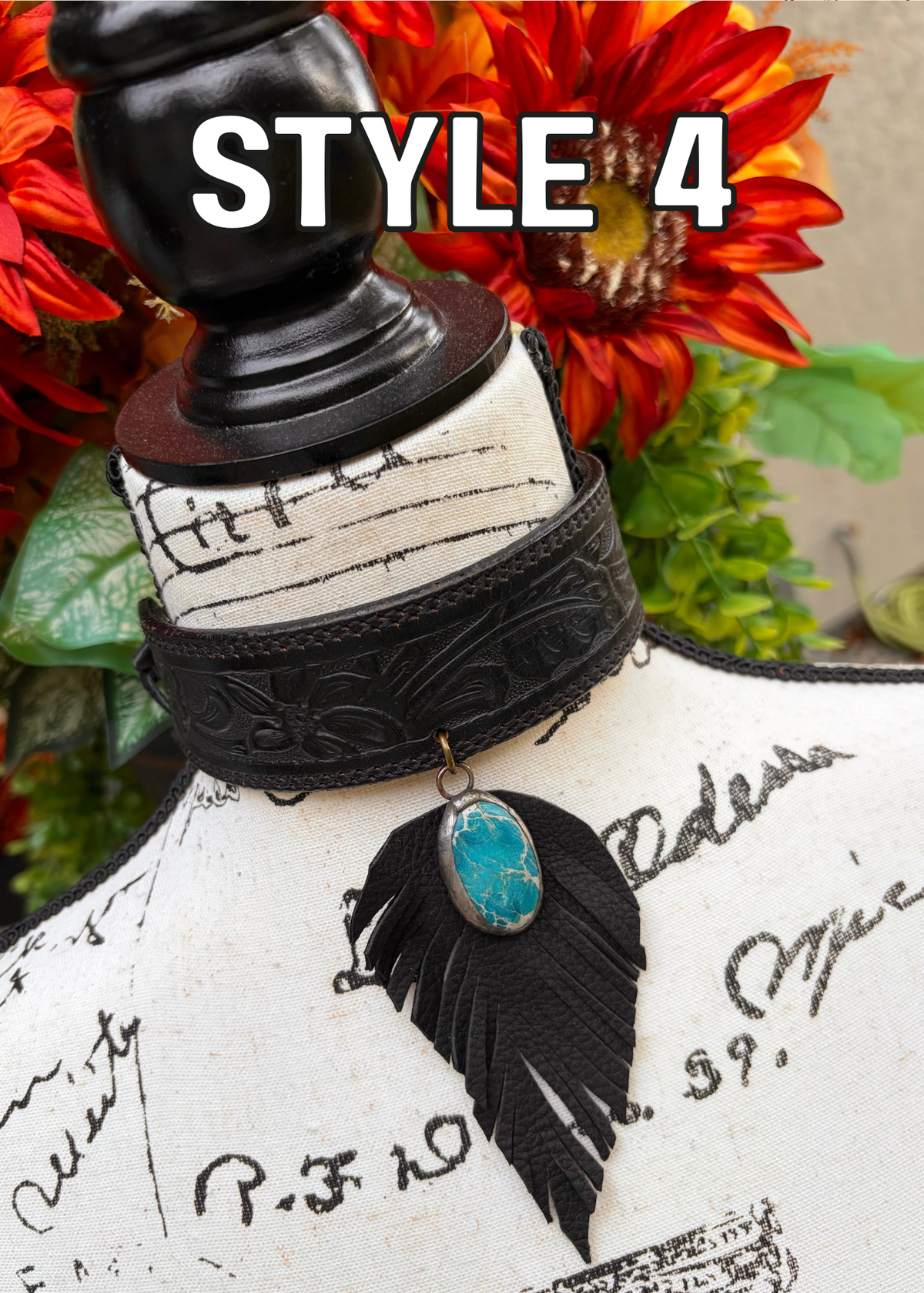 Rock Queen Leather Chokers