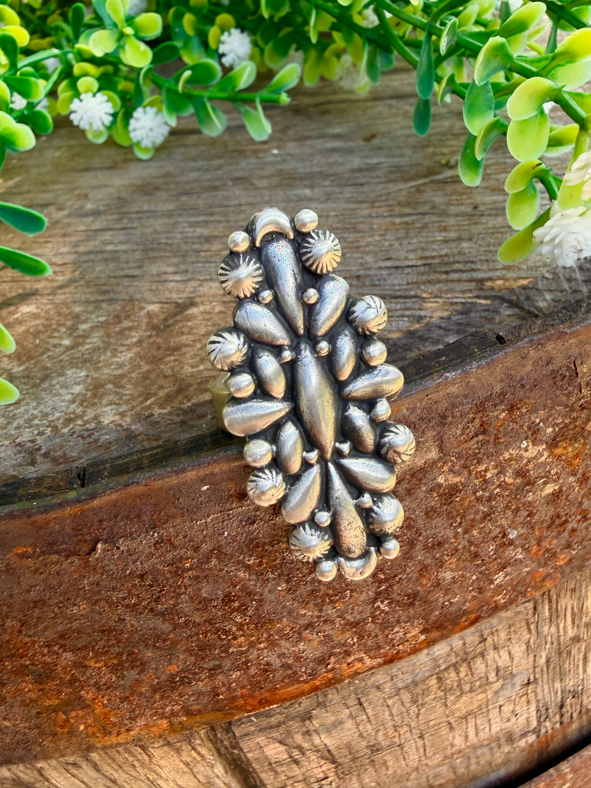 Yazzie Sterling Shield Ring