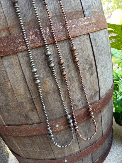 60" Faux Graduated Big Bertha Necklace