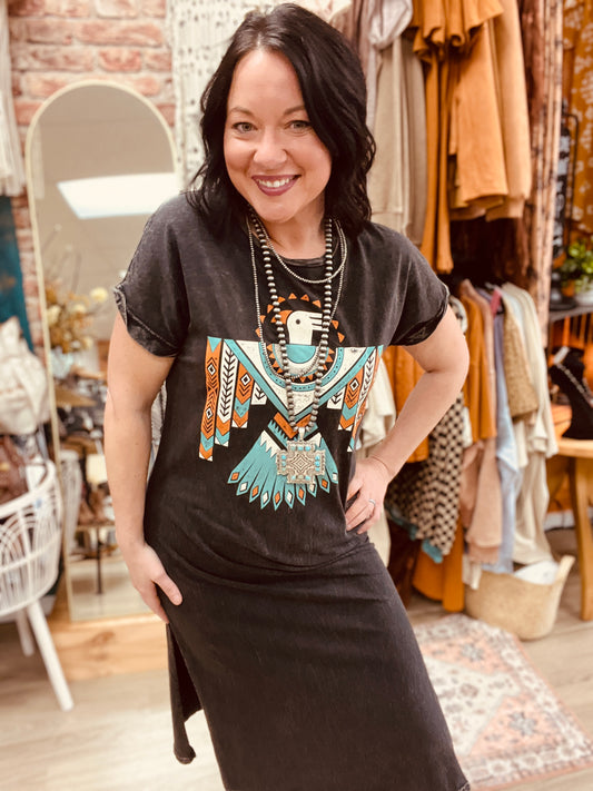 Aztec Thunderbird Dress