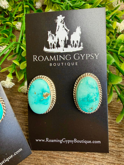 Whitewater Turquoise Earrings