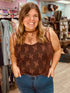 Spicy Sleeveless Lace Top