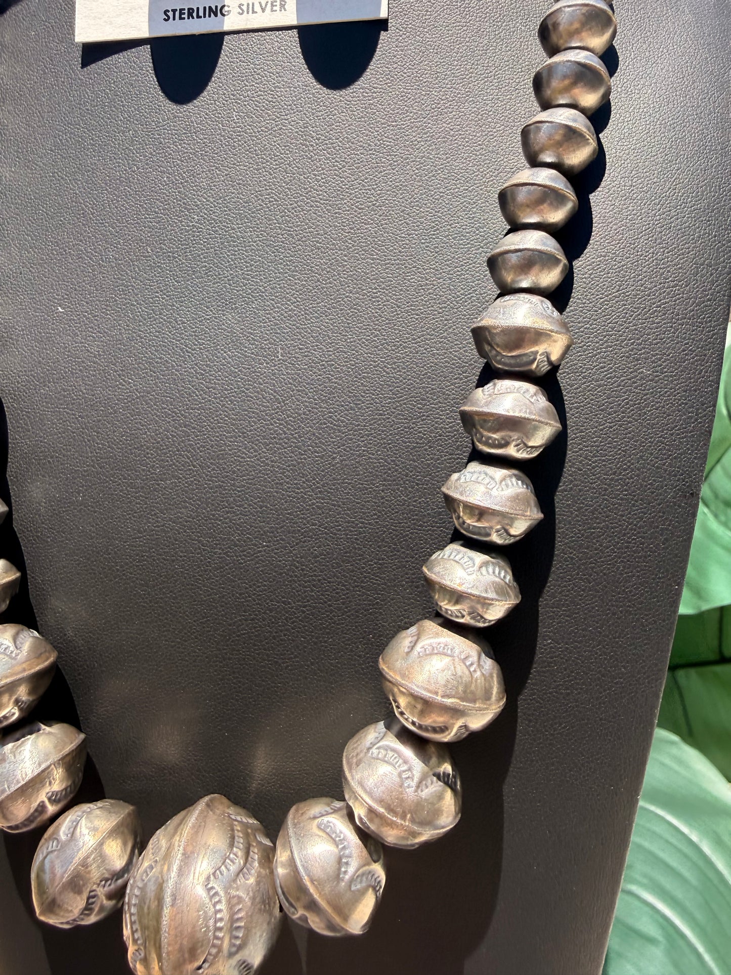 Calvin Largo - Native 22" Graduated Pearls + Earrings