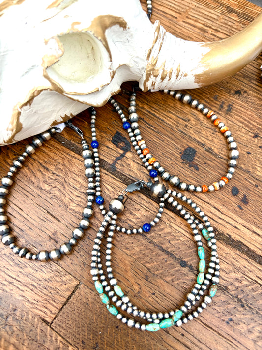 Desert Pearl Tennis Bracelets | Native Strung
