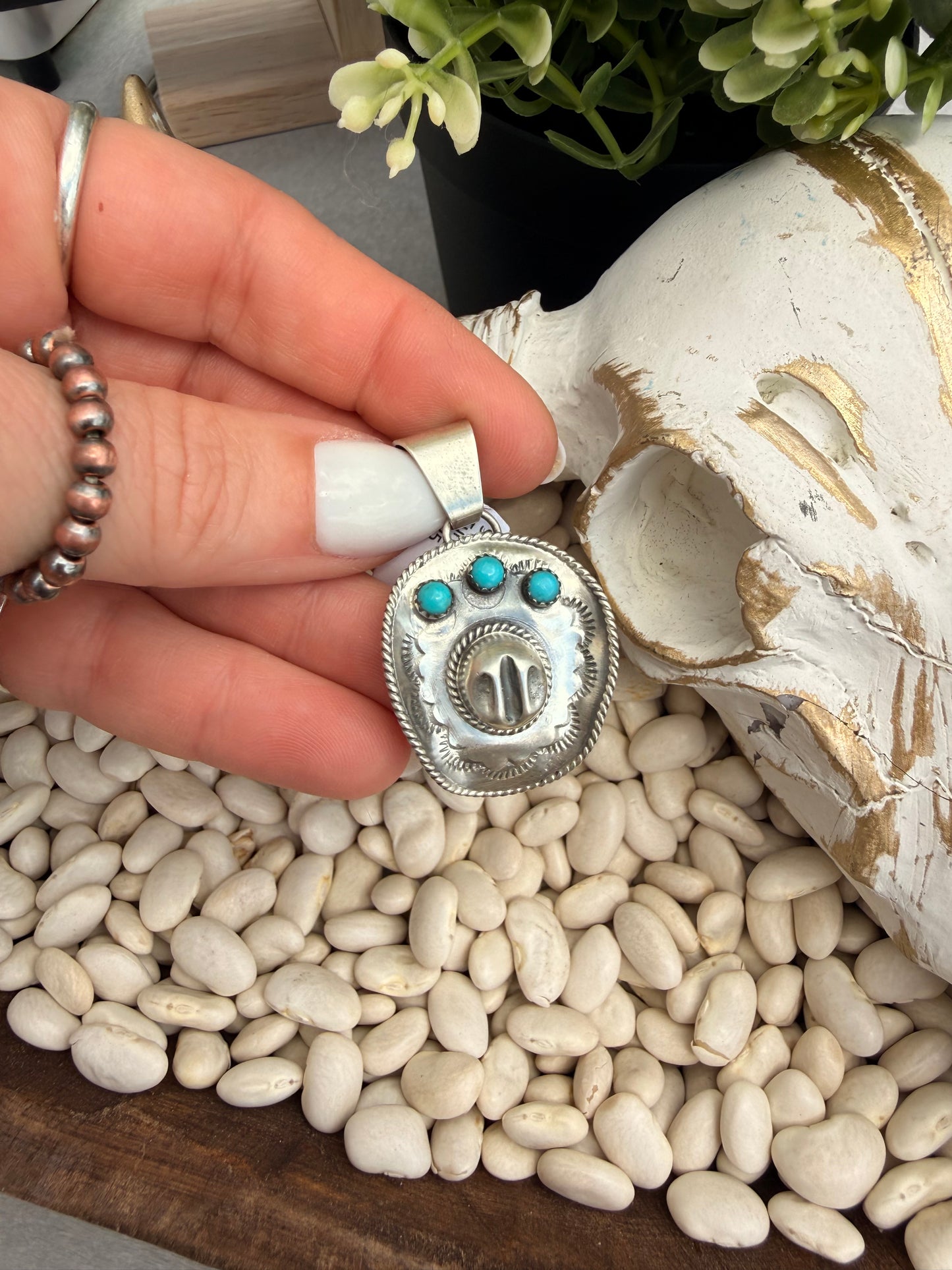 Bobby Platero - Cowboy Hat Pendant