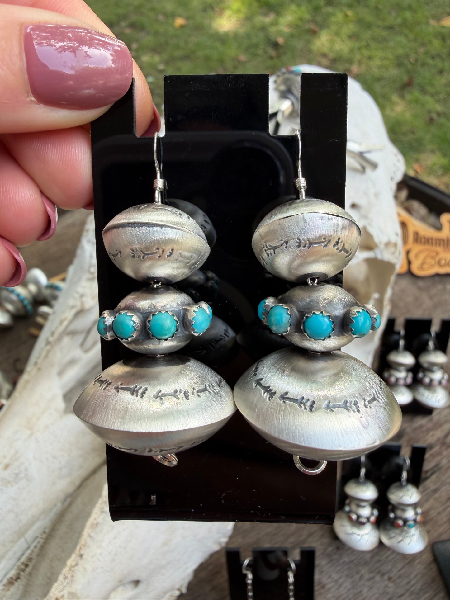 Monica Smith 3 Pearl Earrings