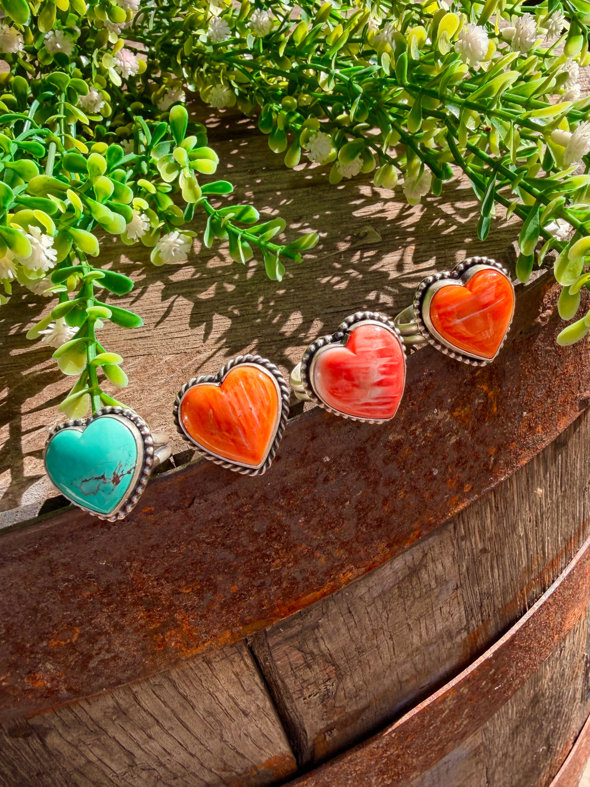 Sterling Heart Rings