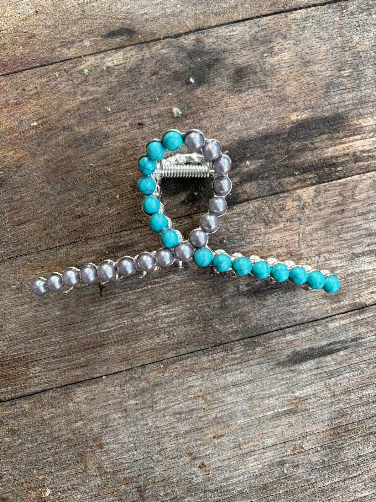 Rockin Western Pearl Hair Clip