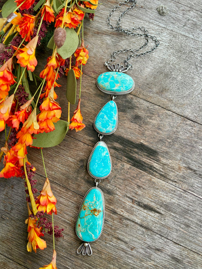 Vicky Hicks Whitewater Lariat Necklace