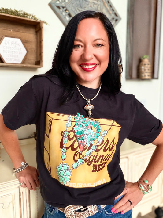 Beer Me in Turquoise Tee
