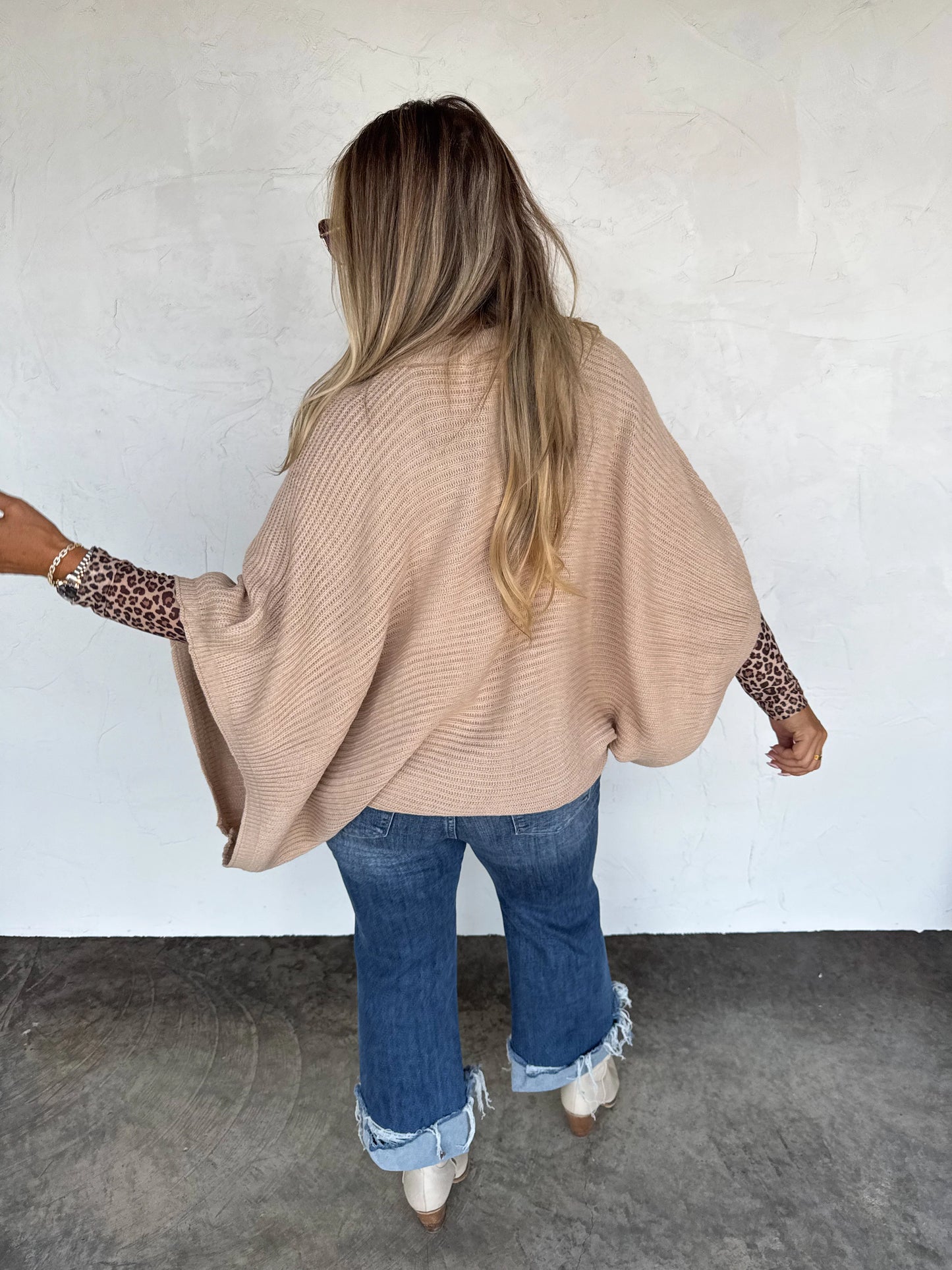 Slouch Chic Pullover Poncho