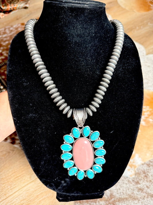 24'' 14mm Rondelle Queen Necklace