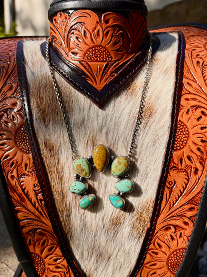 Kingman Naja Pendant Necklace