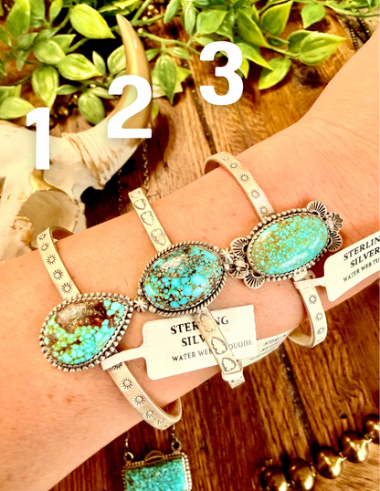 Water Web ~ Kingman Cuff Bracelets