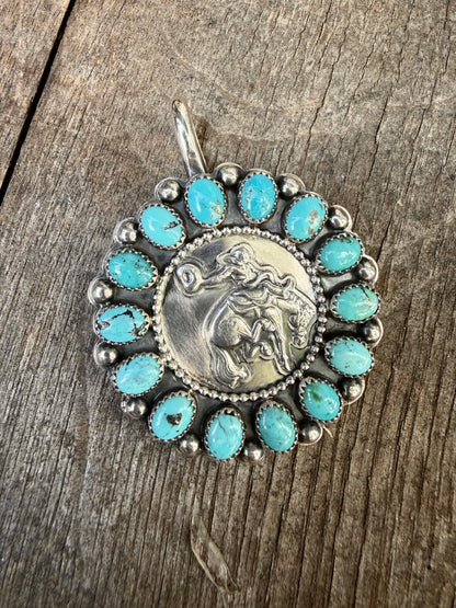 Ty Etsitty Ranchy Babe Necklace Pendant