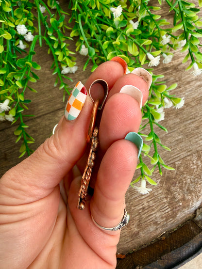Copper Buffalo Nickel Pendant