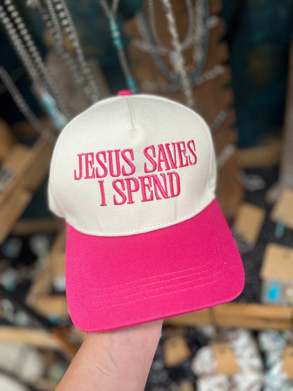 Jesus Saves I Spend Trucker Hats