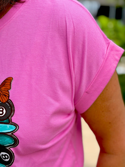 Pink Bridges That I Burn Tee