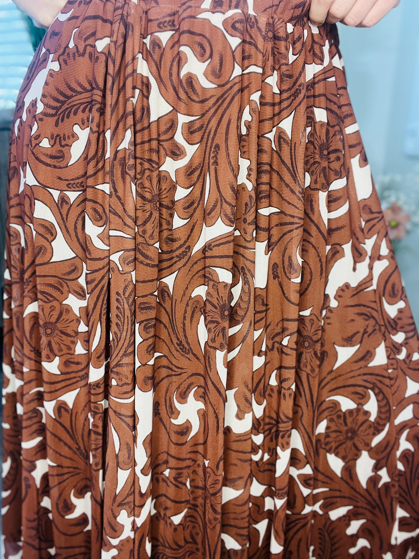 Tooled in Paradise Maxi Skirt