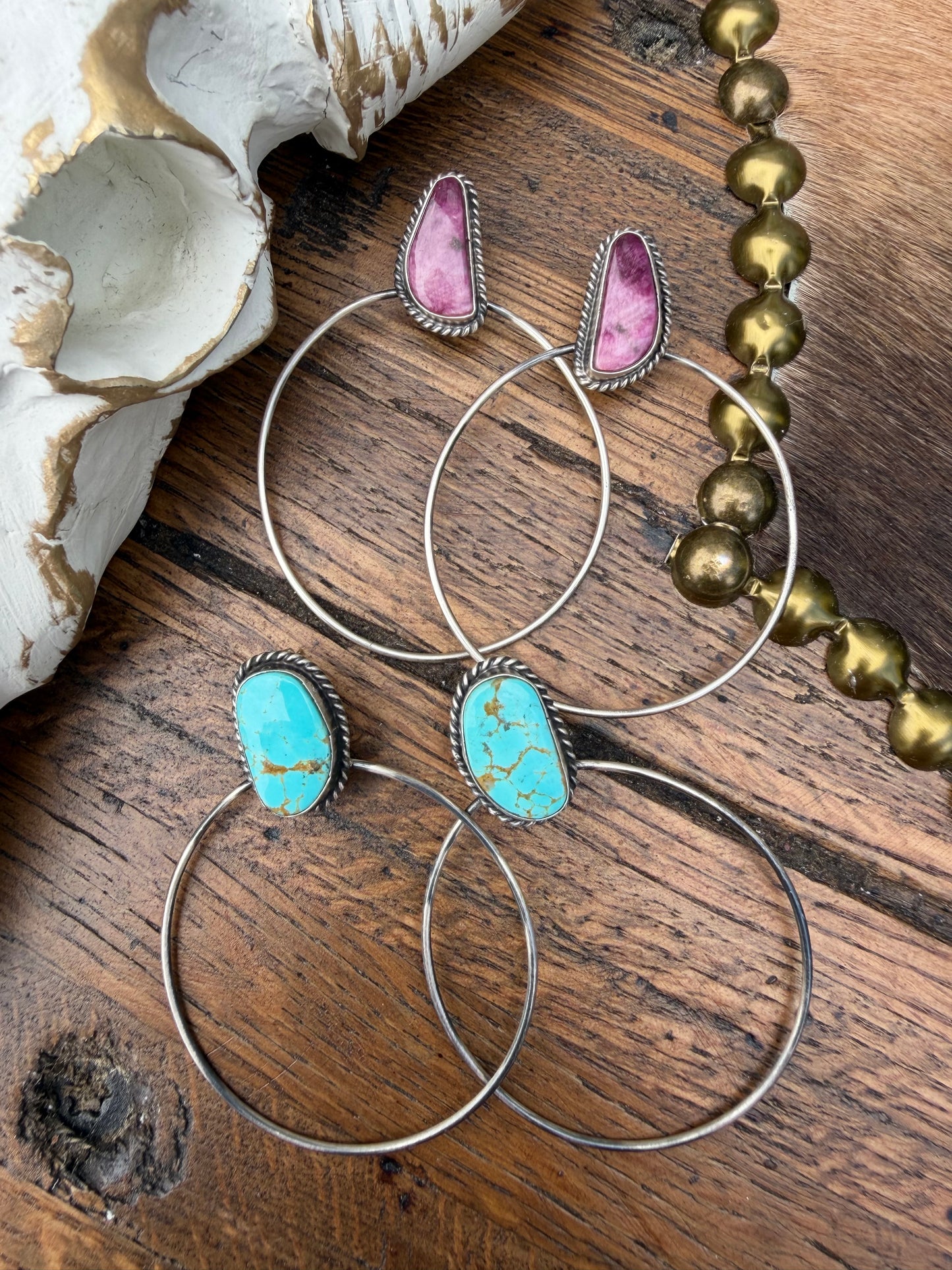 Eloise Kee Post Dangle Earrings