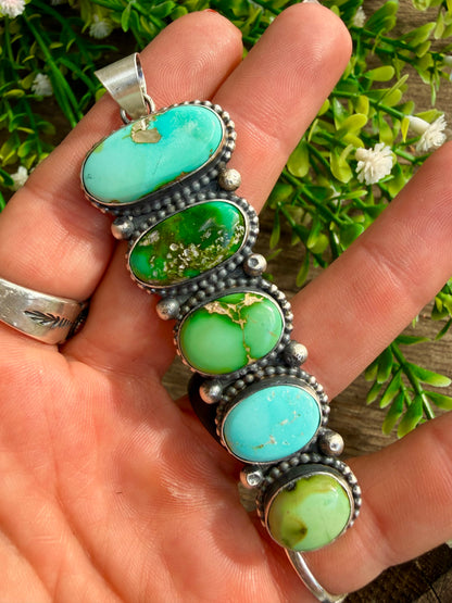 Skeets Sonoran Gold Multi Stone Pendant