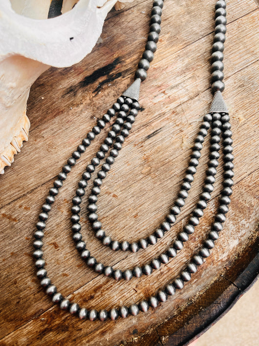 30" Coop Bead Necklace