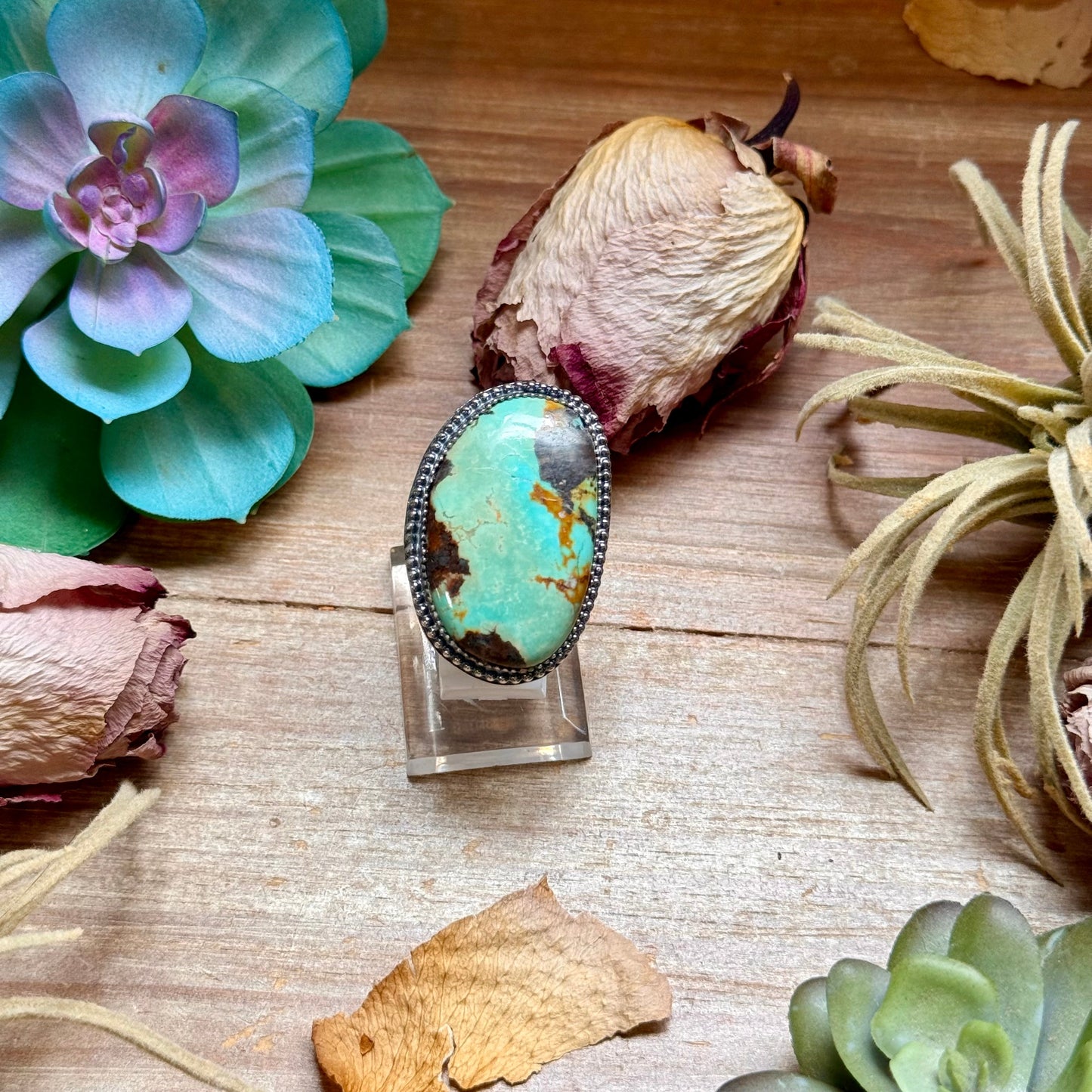MJ Turquoise Ring – Sterling Silver