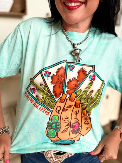 Playing for Keeps Tee