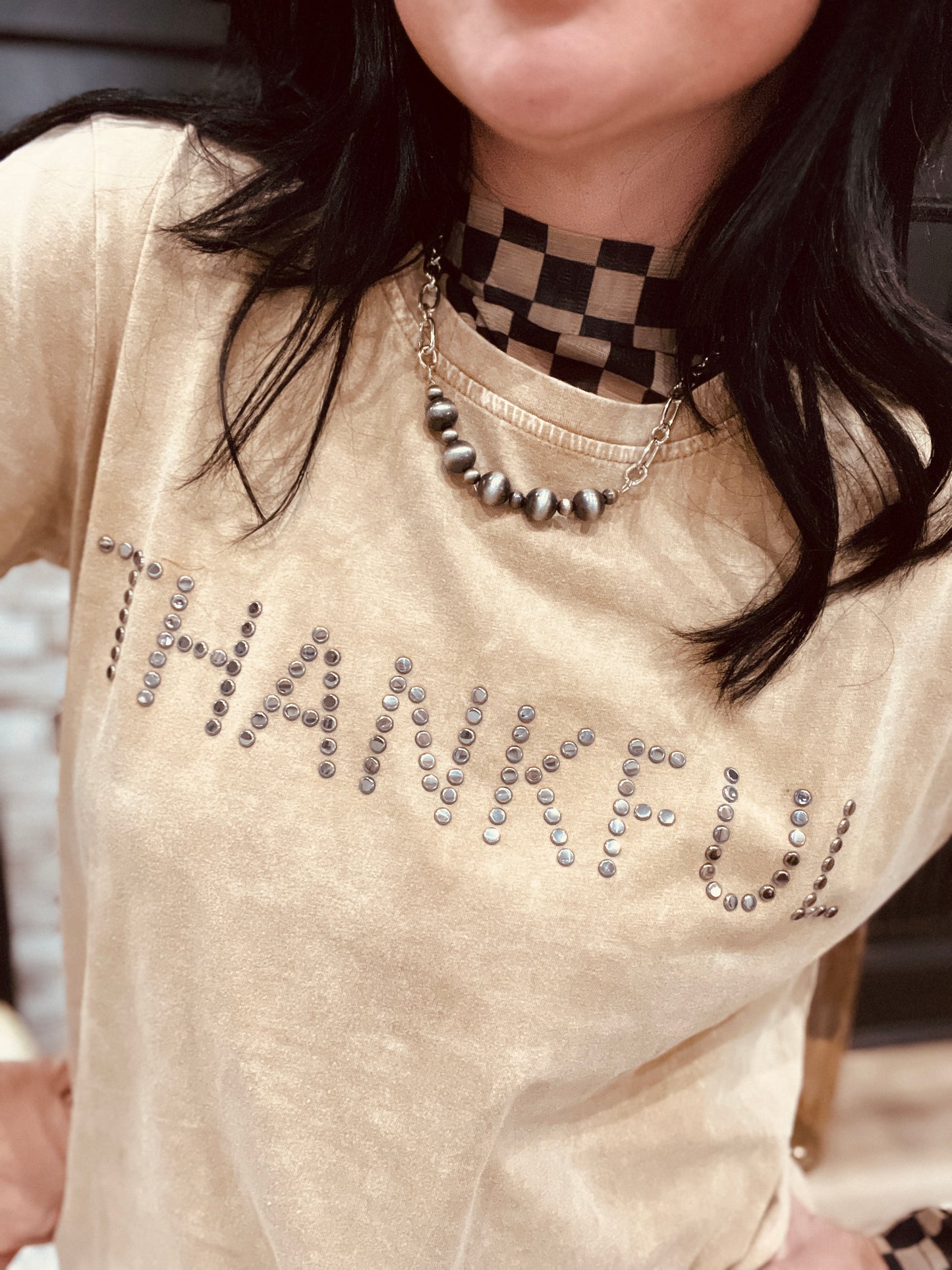 Thankful Studded Tee