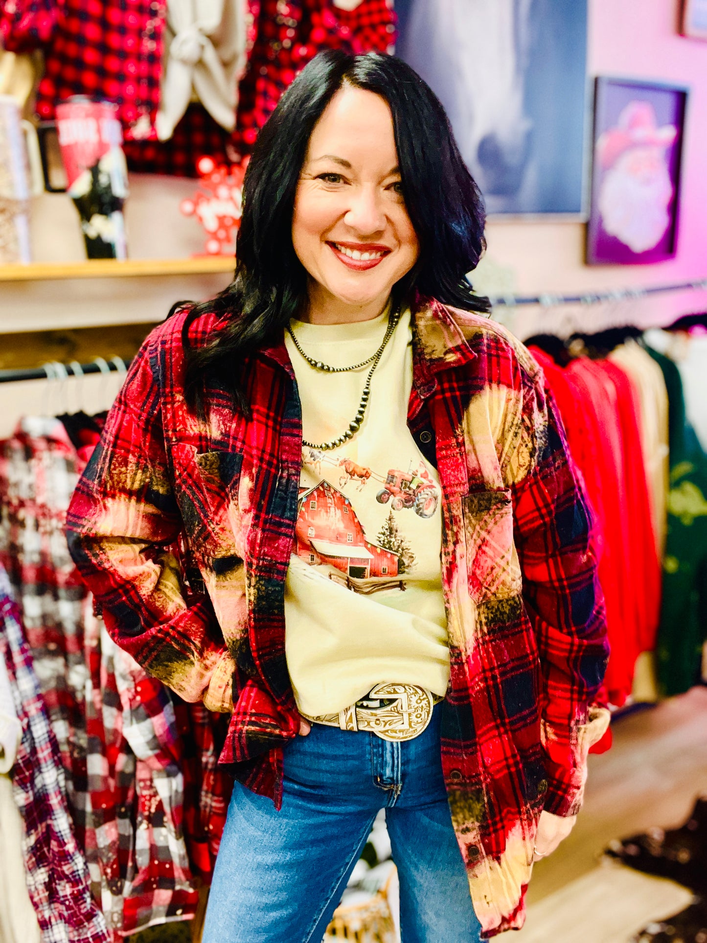 Santa Barn Sweatshirt