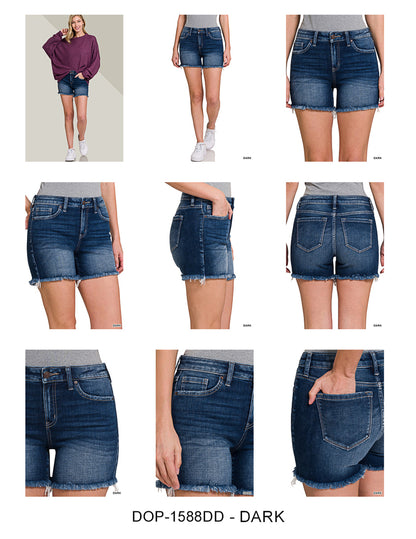 Ocean View Denim Shorts