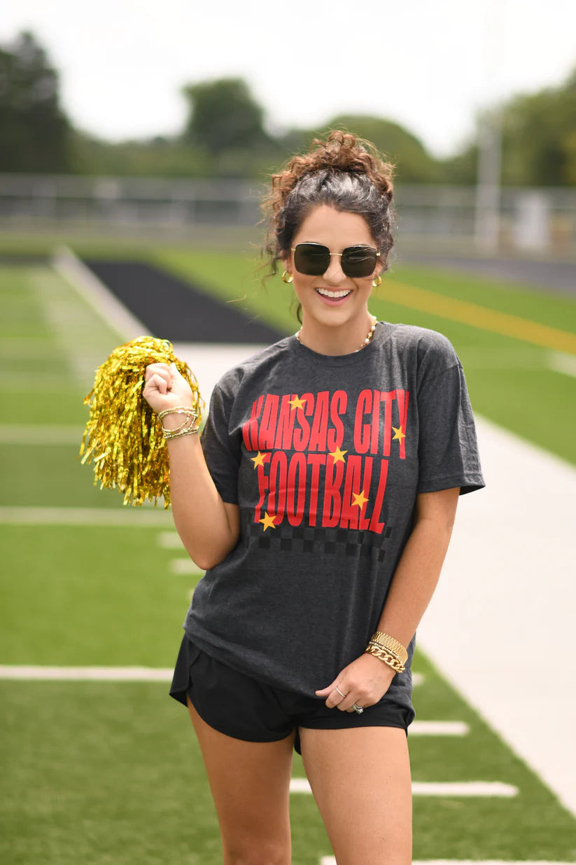 KC Football - Black & Red