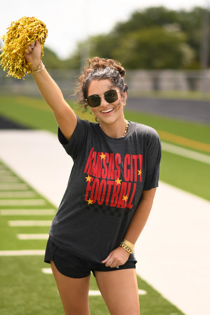 KC Football - Black & Red