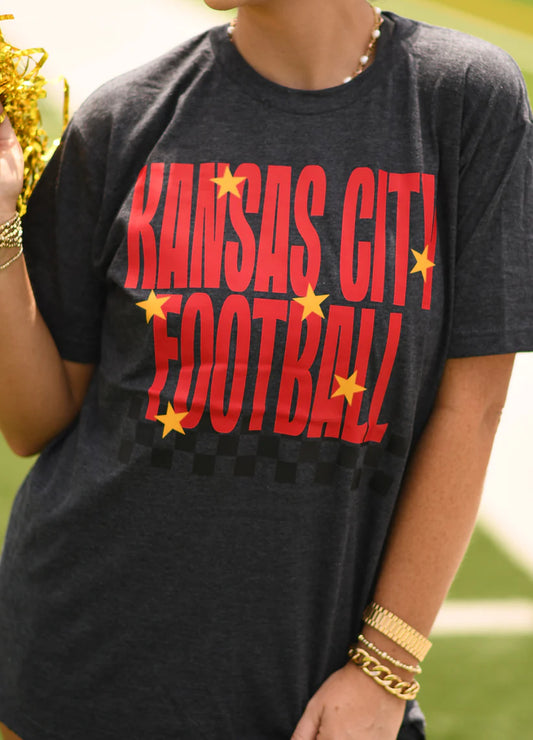 KC Football - Black & Red