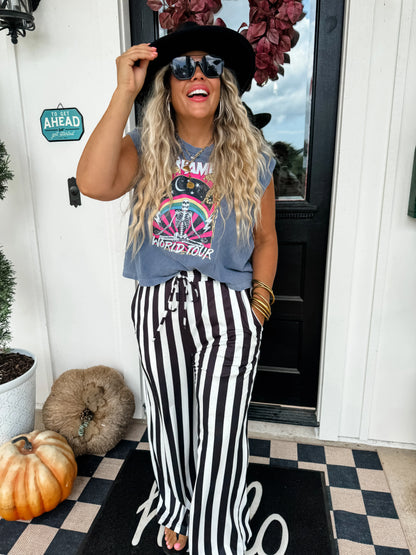 Vertical Stripe Pants