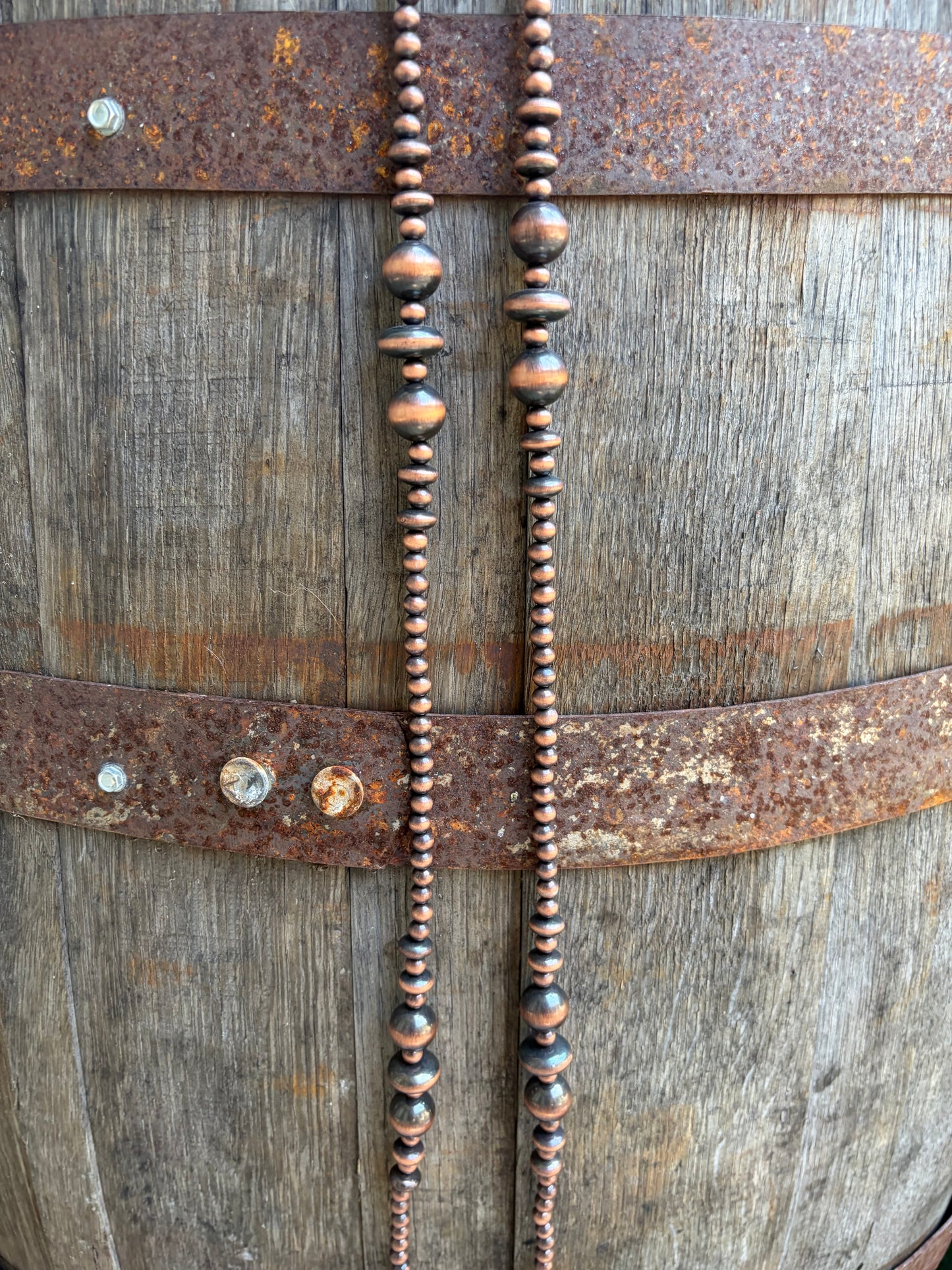 60" Faux Graduated Big Bertha Necklace