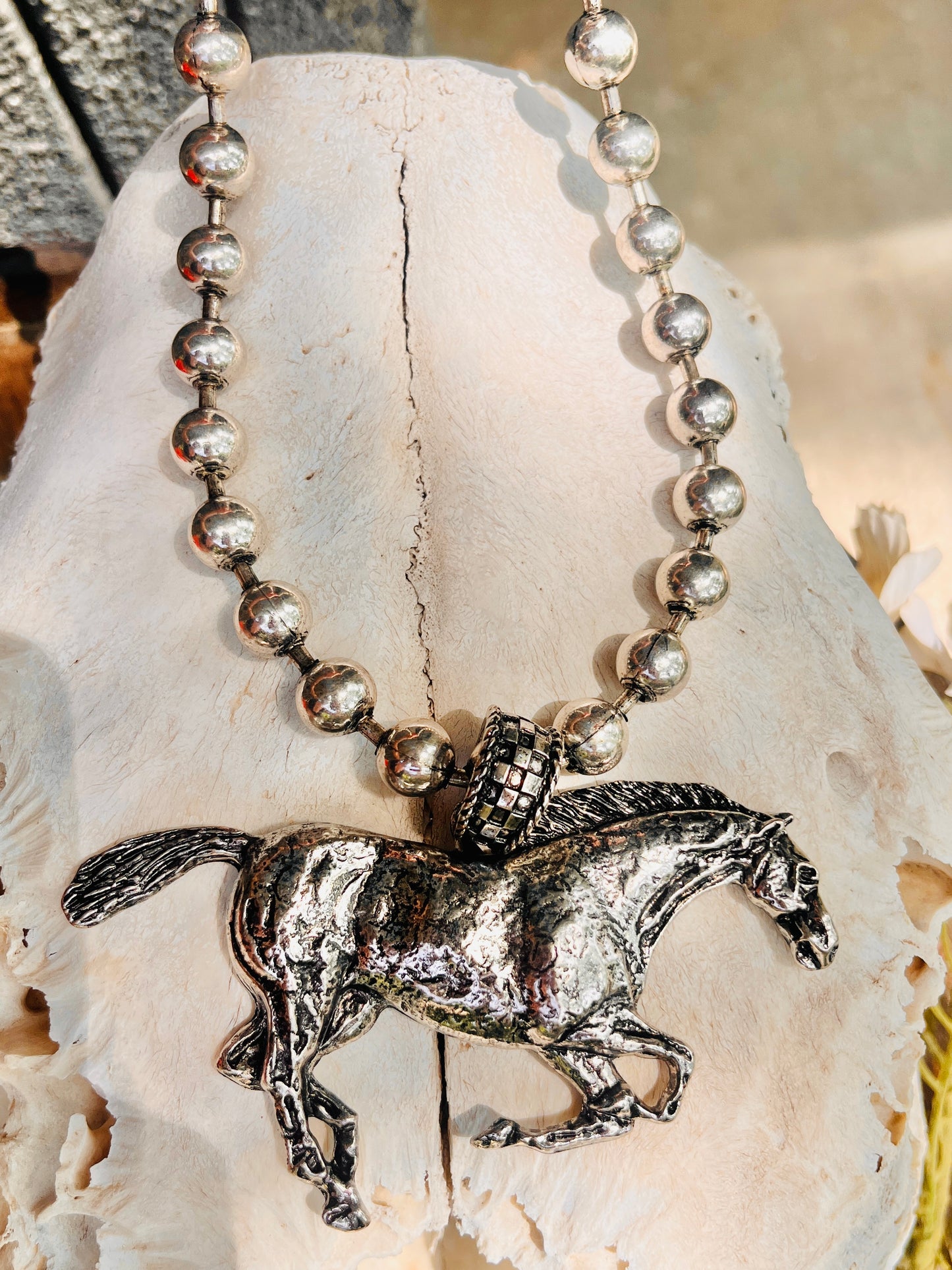 Wild Horses Statement Necklace