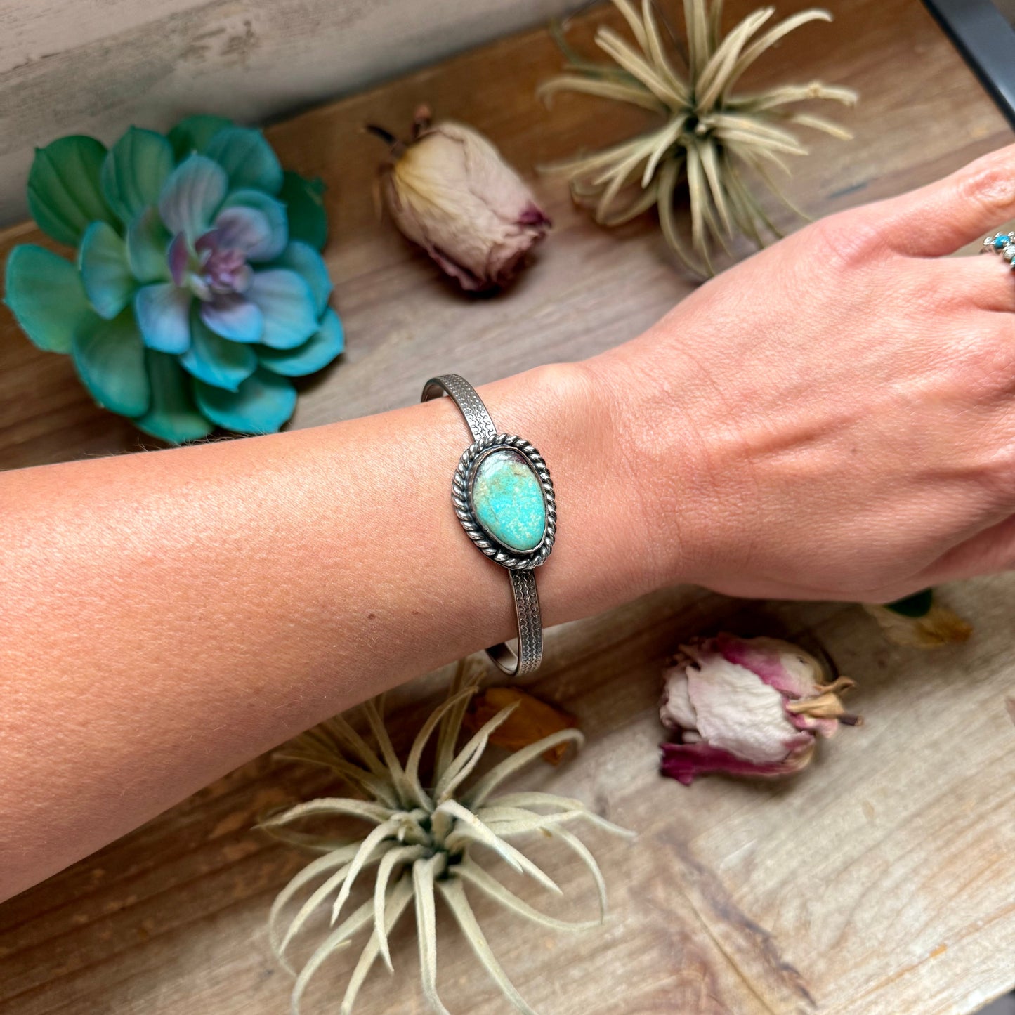 Copper & Turquoise Cuff Bracelet