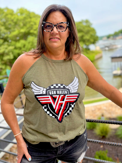 Halen be Wild Olive Tank Top