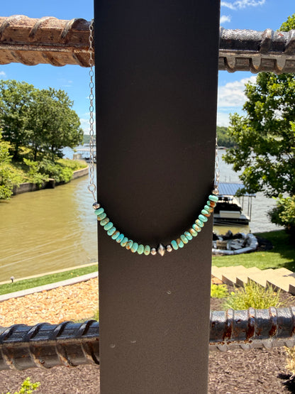 Thompson - Graduated Bead & Gem Necklaces