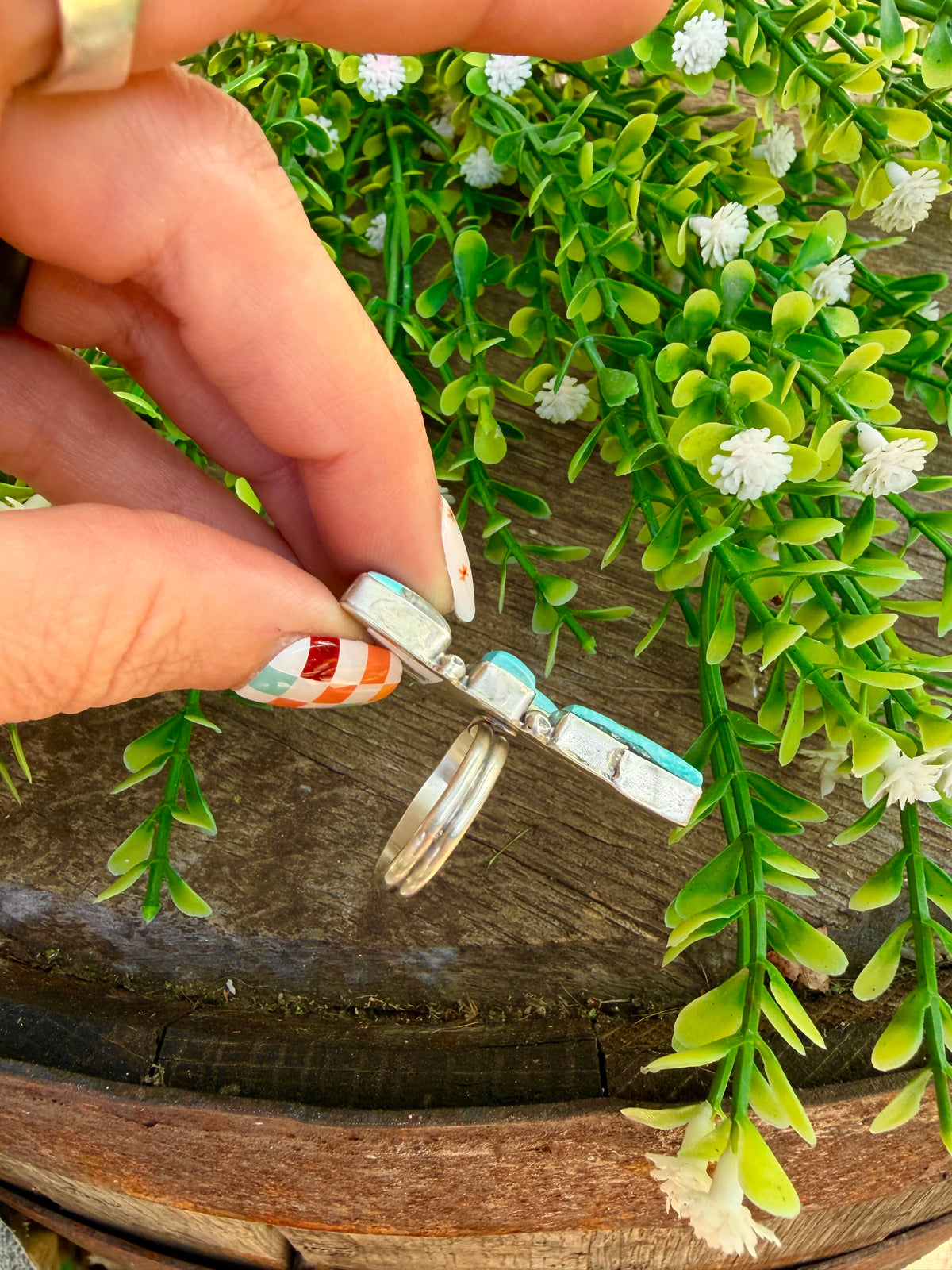Sonoran Blue Turquoise Adjustable Ring