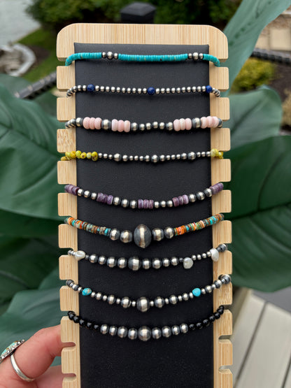 16" Desert Pearl Stacker Necklace Collection