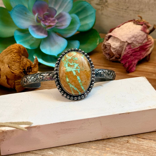 MJ Royston Turquoise Statement Cuff