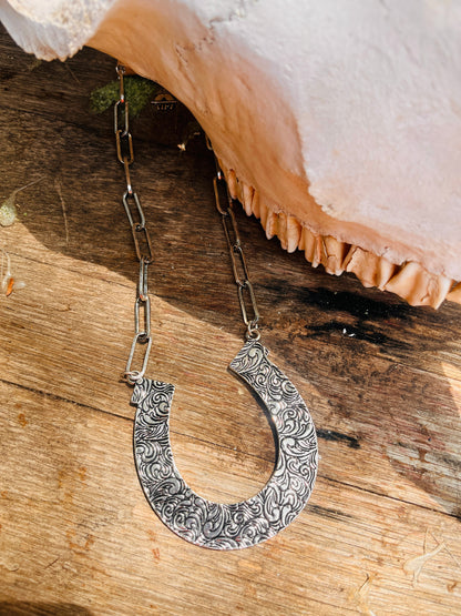 Mega Link Western Paperclip Necklaces