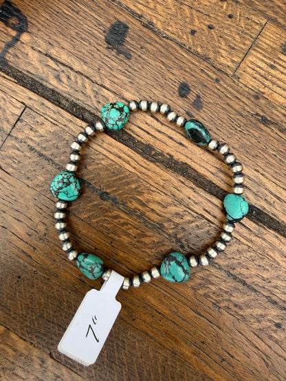 Desert Pearl Stretchy Bracelets | Native Strung