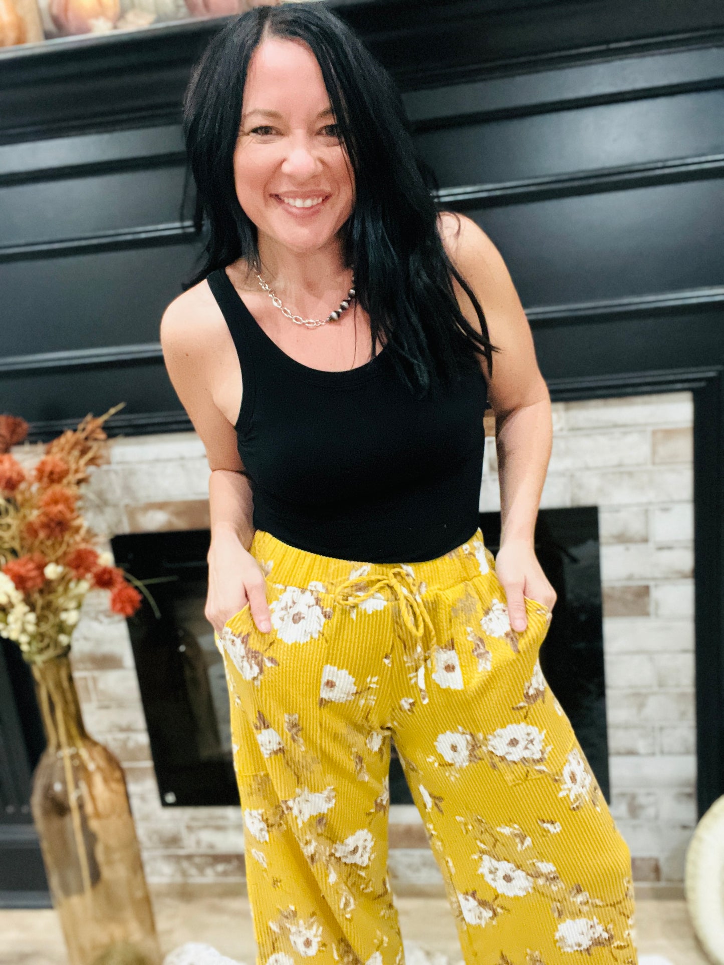 Haddie Floral Wide Leg Pants